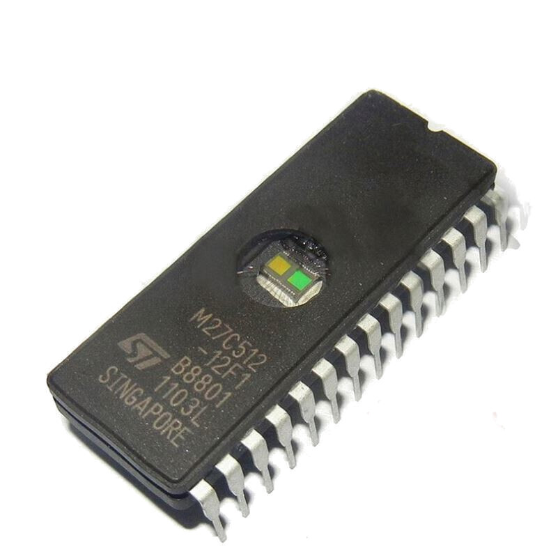 Интегральная микросхема памяти M27C512-12F1 (EPROM 64kx8) (CDIP-28)