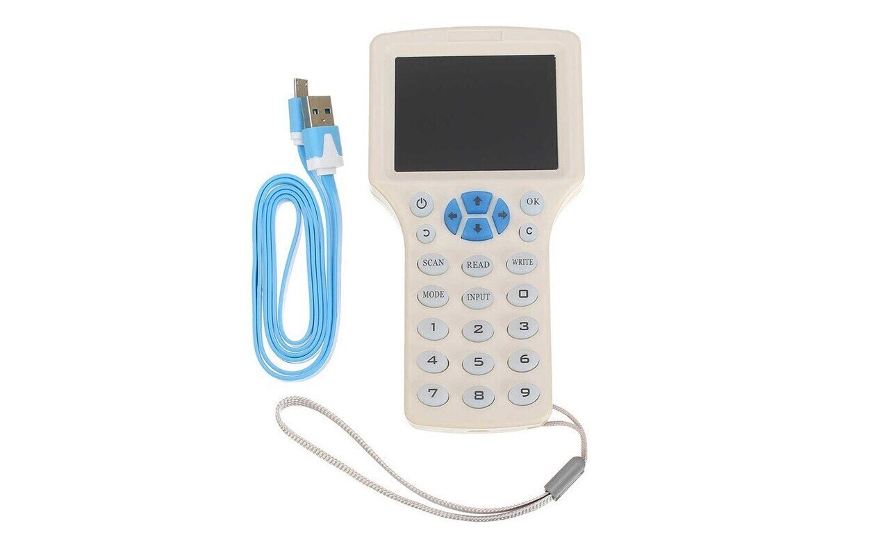 10-частотный RFID дубликатор, зашифрованные NFC Smart ID / IC Card Reader Writer Keyfbob F5X3