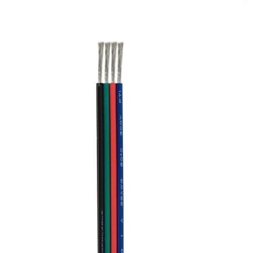 Ленточный кабель 4 контактный, 22AWG, 1 метр