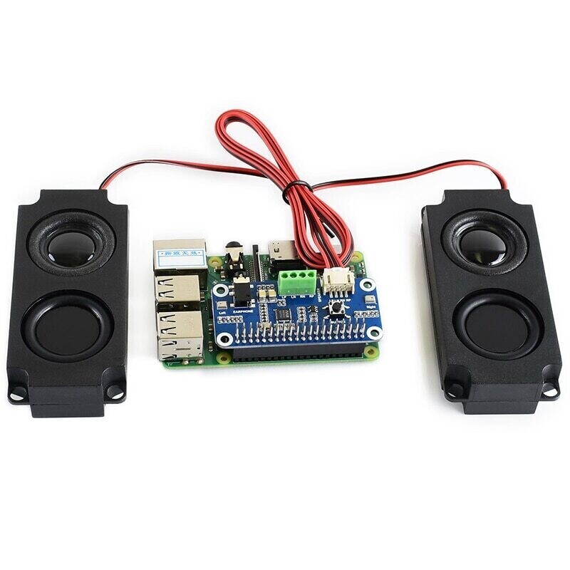 Raspberry Pi Hi-Fi Sound шилд WM8960, стерео, декодирование, воспроизведение, запись, для Pi 4B 3B + 3B Zero