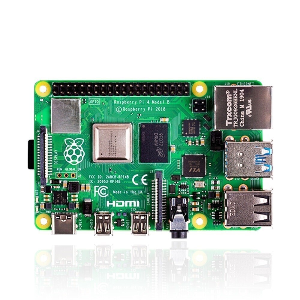Raspberry Pi 4 Model B 8GB, Одноплатный компьютер на базе процессора Broadcom BCM2711, Wi-Fi, Bluetooth