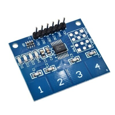4-канальная сенсорная панель на TTP224 для Arduino