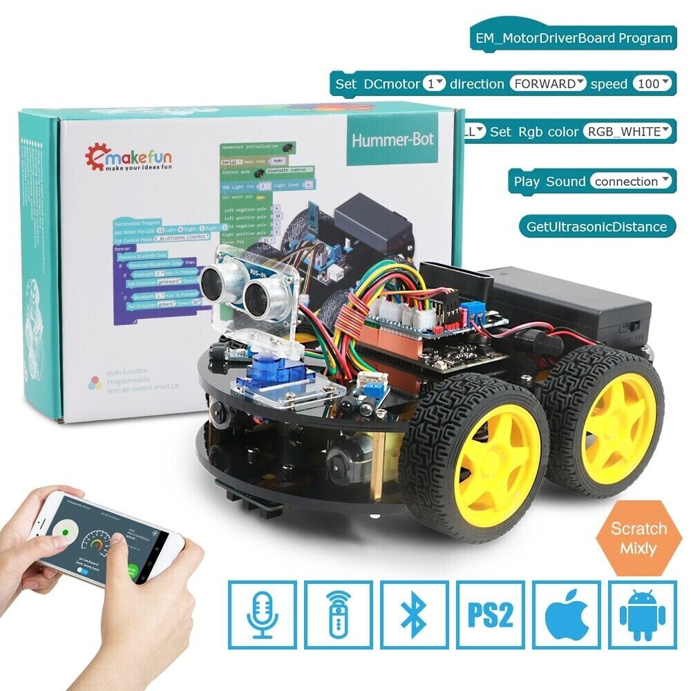 4WD Robot Cars для Arduino Starter Kit Smart детский набор + видео + код