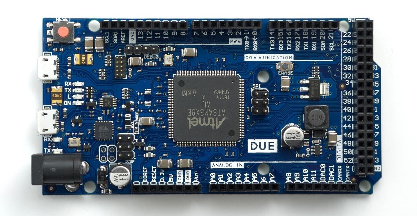 Arduine Due R3 AT91SAM3X8E 32-битная ARM Cortex-M3