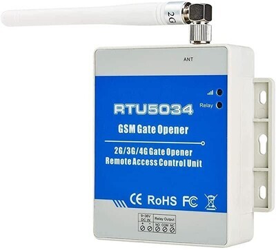 GSM реле RTU-5034, контроллер управления замком, шлагбаумом