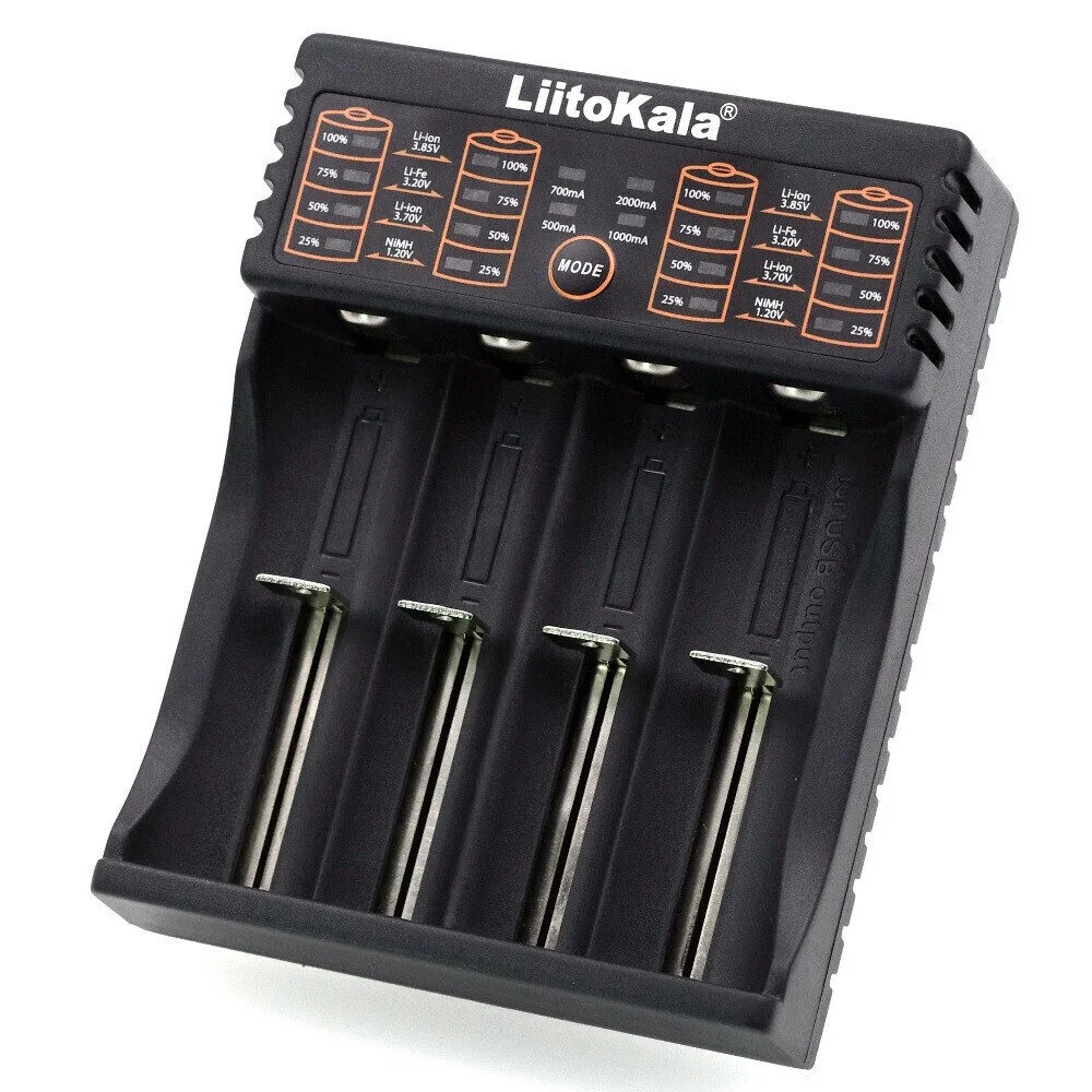 Liitokala lii-402 зарядное устройство для 3.7 В 18650 18350 18500 16340 17500 25500 10440 14500 26650 1.2 В AA AAA l