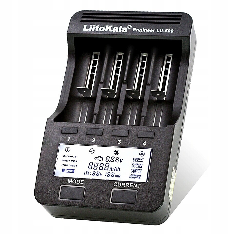 Liitokala lii-500 ЖК-дисплей зарядное устройство для 3.7 В 18650 18350 18500 16340 17500 25500 10440 14500 26650 1.2 В AA AAA l
