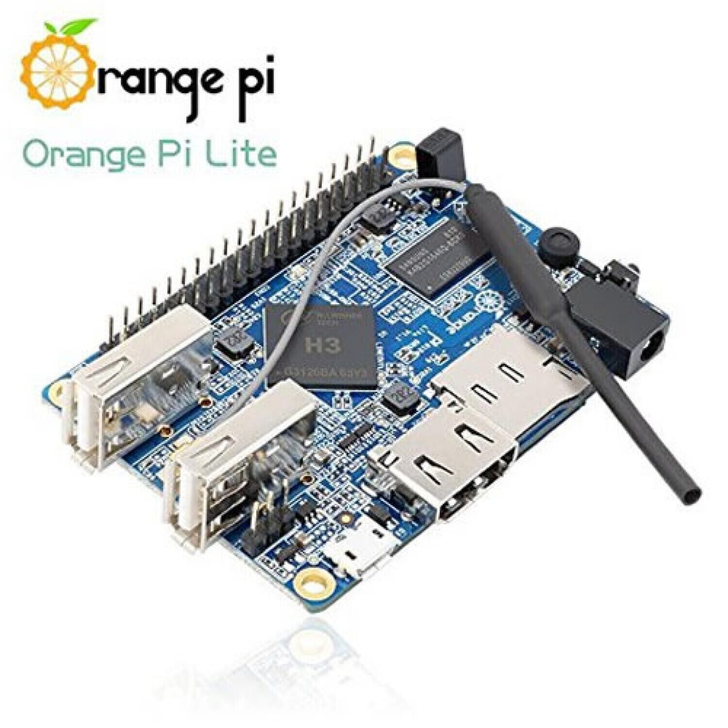 Orange Pi Lite 512MB DDR3 с четырехъядерным процессором 1,2 ГГц WiFi антенна Поддержка Android