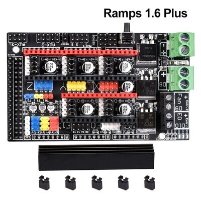 RAMPS1,6 плюс, поддержка PCB TMC2130 Drv8825 A4988