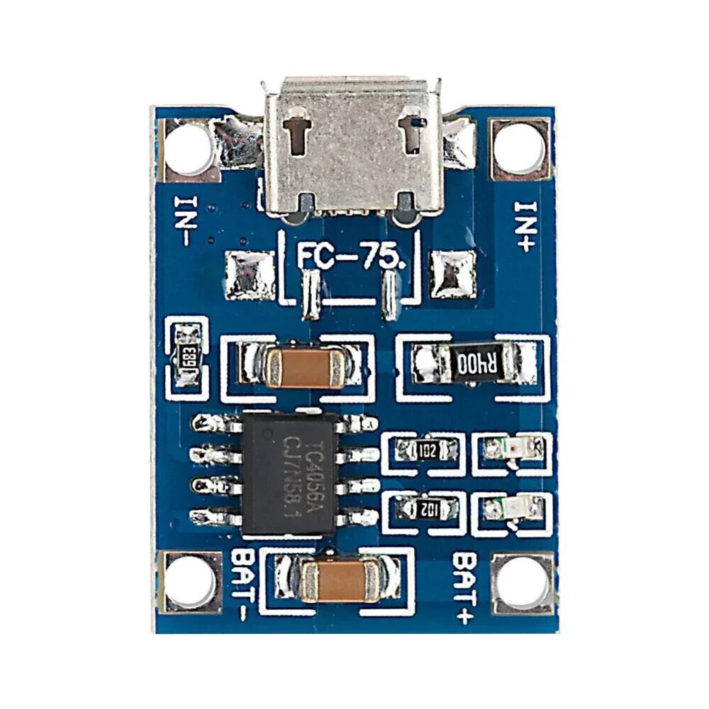 TP4056 без защиты 1A зарядная плата Li-ion Micro USB