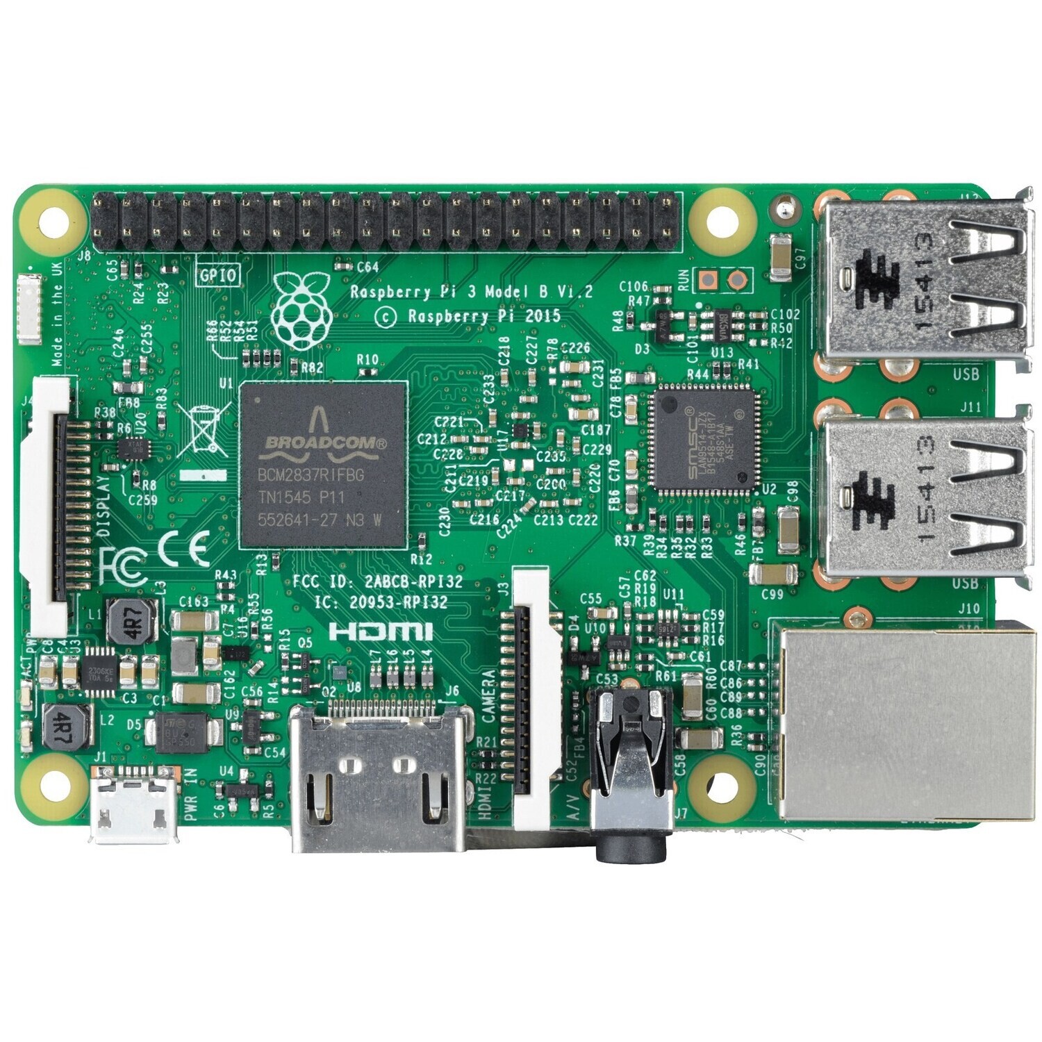 Микрокомпьютер Raspberry Pi 3 Model B