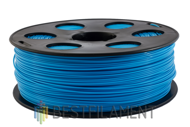 Голубой PLA пластик Bestfilament для 3D-принтеров 1 кг (1,75 мм)