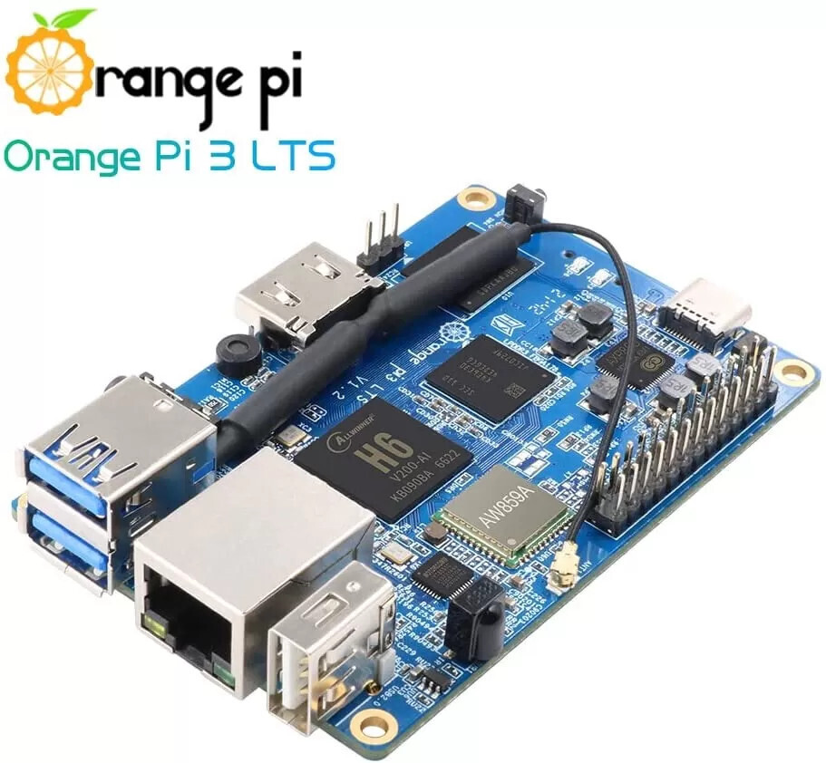 Плата - микрокомпьютер Orange Pi 3 LTS