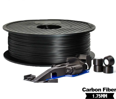 Угленаполненный пластик 15% [Nylon(PA6)/ABS/PETG] 1.75 Carbon Fiber
