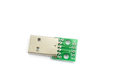 Разъем USB-A на плате 4 pin