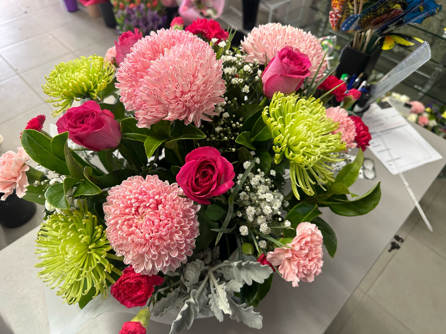 BASKET FLOWERS