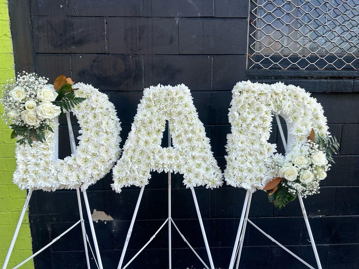 D A D FUNERAL ARRANGEMENT