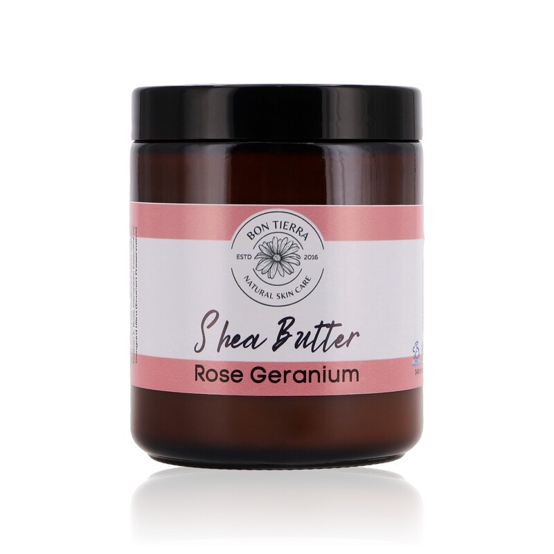 SHEA BUTTER - ROSE GERANIUM 250ML