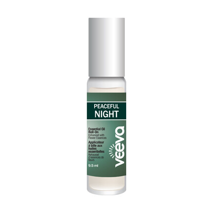 Essential Oil Roll-On, enhanced with flower essences - Peaceful NIGHT 9.5 ml