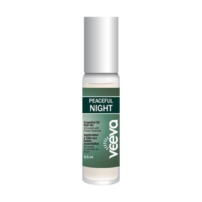 Essential Oil Roll-On, enhanced with flower essences - Peaceful NIGHT 9.5 ml
