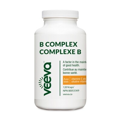 NEW B Complex with Alkaline C 120 Vcaps