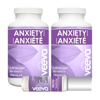 NEW! Anxiety Formula 120 Vcaps X 2 with BONUS Roll-On NEW! Anxiety Formula 120 Vcaps X 2 with BONUS Roll-On
