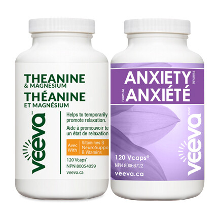 BEST VALUE | Anxiety Formula 120s and Theanine &amp; Magnesium 120s DUO PACK