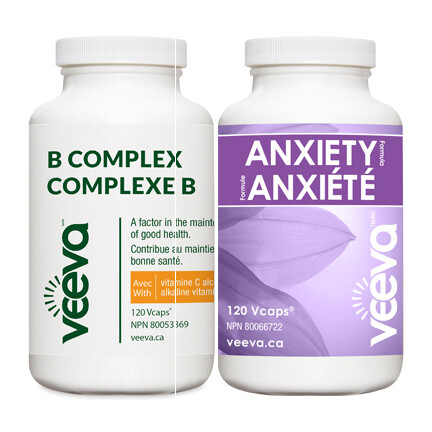 BEST VALUE | Anxiety Formula 120s and B Complex 120s DUO PACK