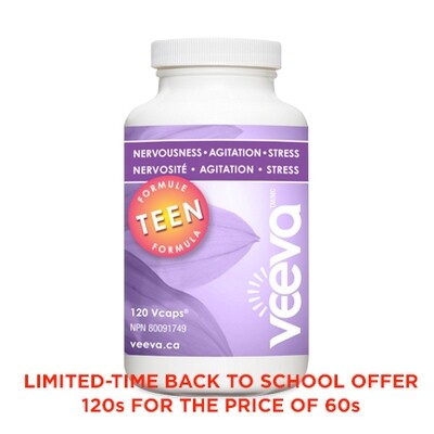 LIMITED-TIME OFFER. Teen 120 Vcaps FOR THE PRICE OF 60s