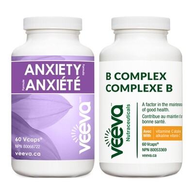 Chronic Anxiety Kit | Anxiety Formula 60s and B Complex 60s DUO PACK