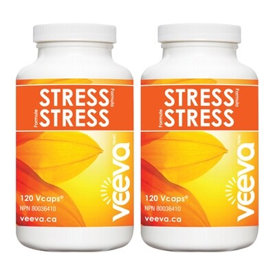 Stress Formula 120 Vcaps DUO PACK with TWO vitamin boxes.