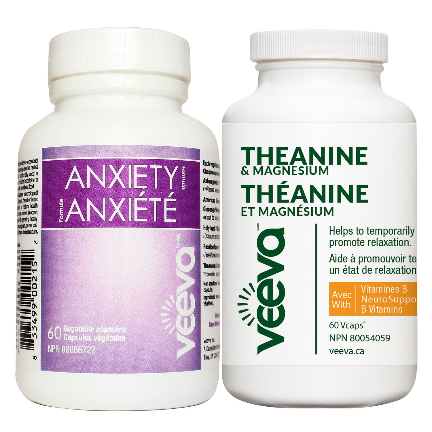 Triple Action Anxiety Kit | Anxiety Formula 60s and Theanine &amp; Magnesium 60s DUO PACK