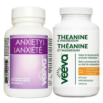 Triple Action Anxiety Kit | Anxiety Formula 60s and Theanine &amp; Magnesium 60s DUO PACK