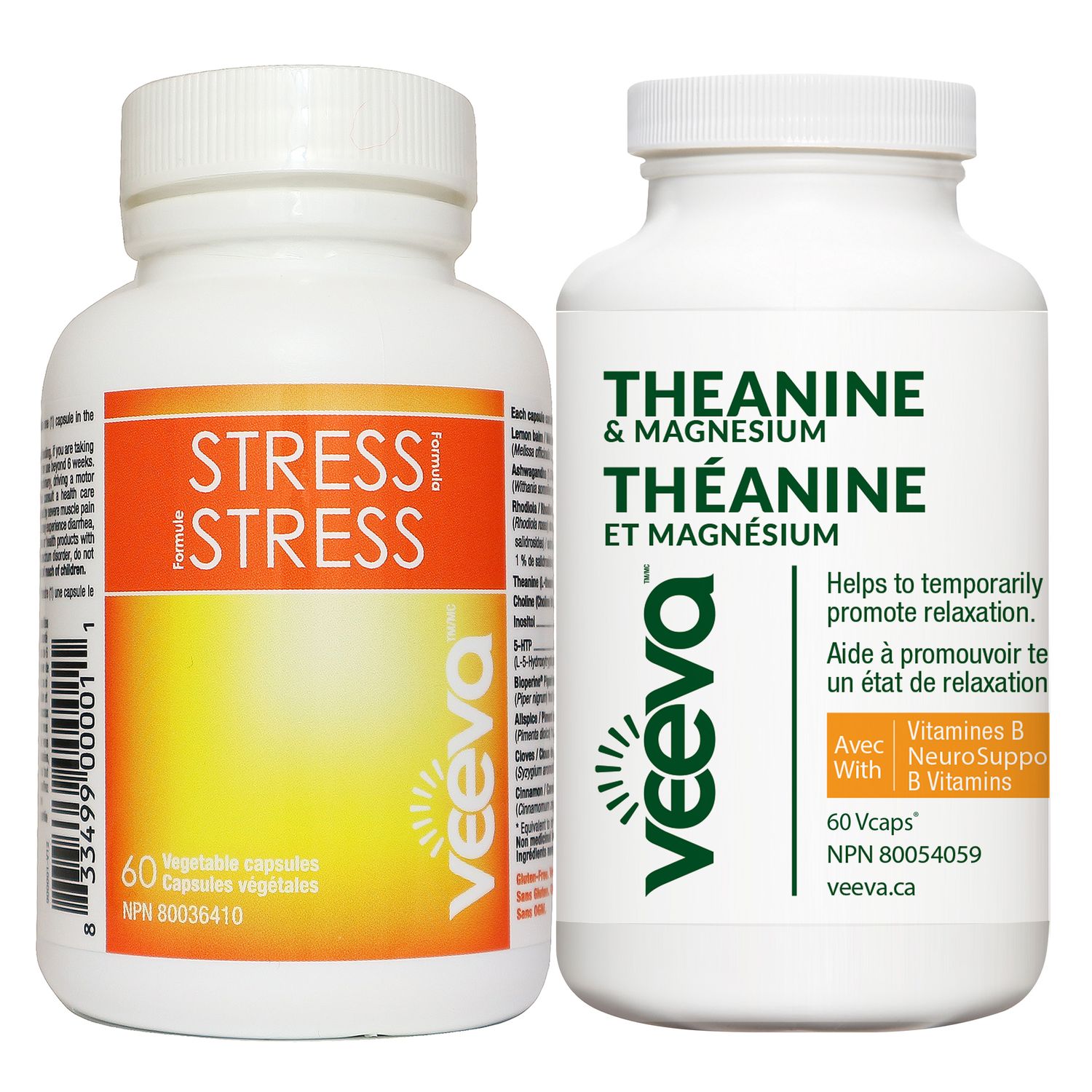Triple Action Stress Kit | Stress Formula 60s and Theanine &amp; Magnesium 60s DUO PACK