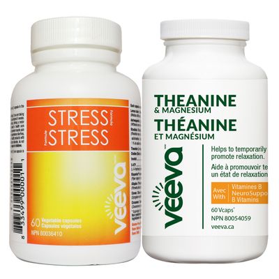 Triple Action Stress Kit | Stress Formula 60s and Theanine &amp; Magnesium 60s DUO PACK