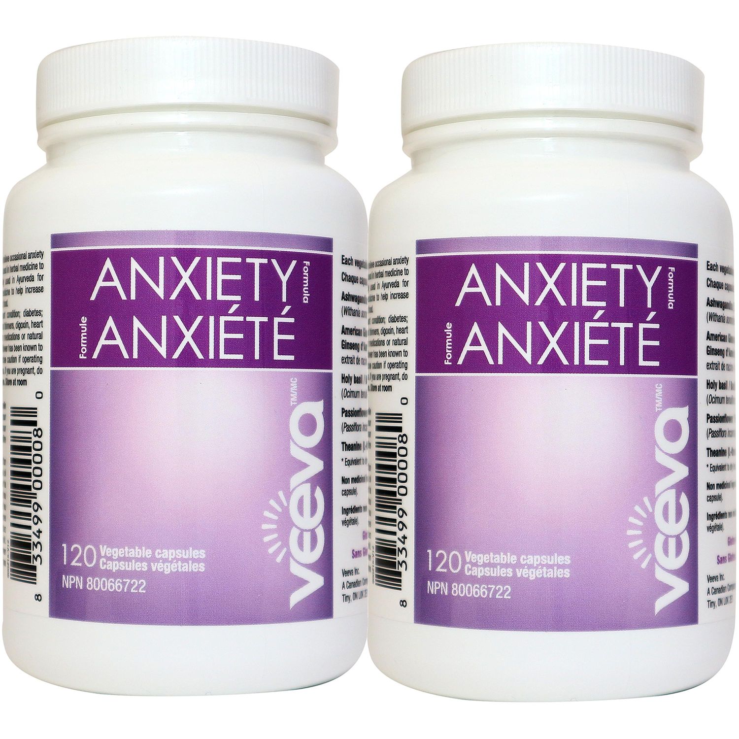 Anxiety Formula 120 Vcaps DUO PACK