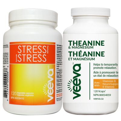 BEST VALUE | Stress Formula 120s and Theanine &amp; Magnesium 120s DUO PACK