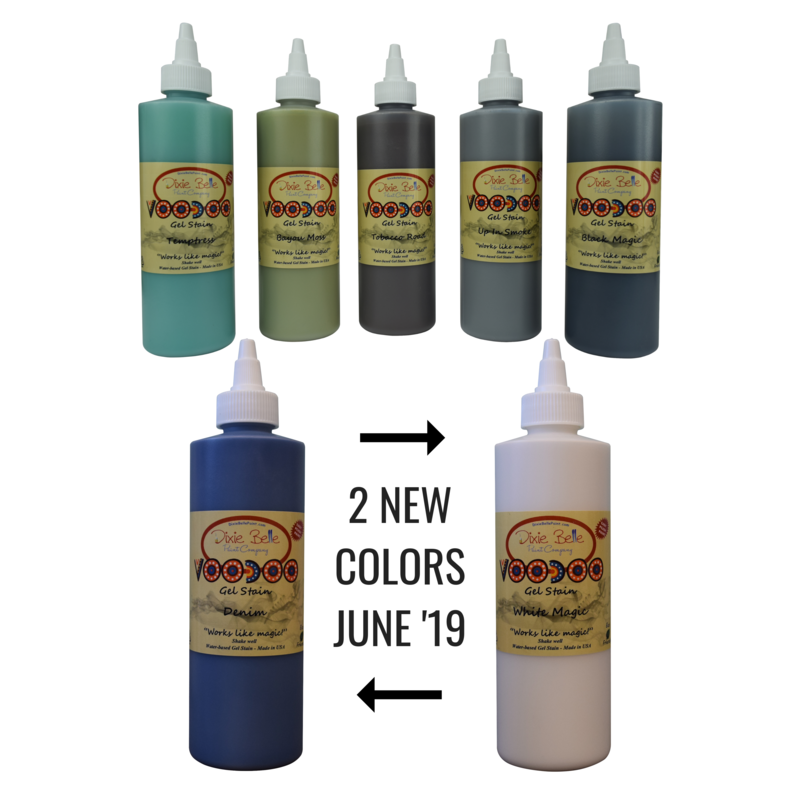 VOODOO GEL STAIN... WATER-BASED GEL STAINS (8 COLORS)