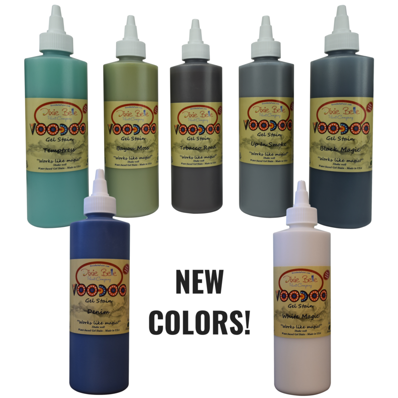 VOODOO GEL STAIN... WATER-BASED GEL STAINS (9 COLORS)
