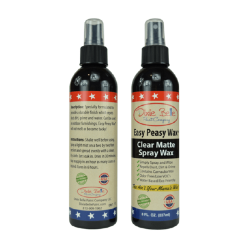 EASY PEASY WAX... CLEAR MATTE SPRAY WAX
