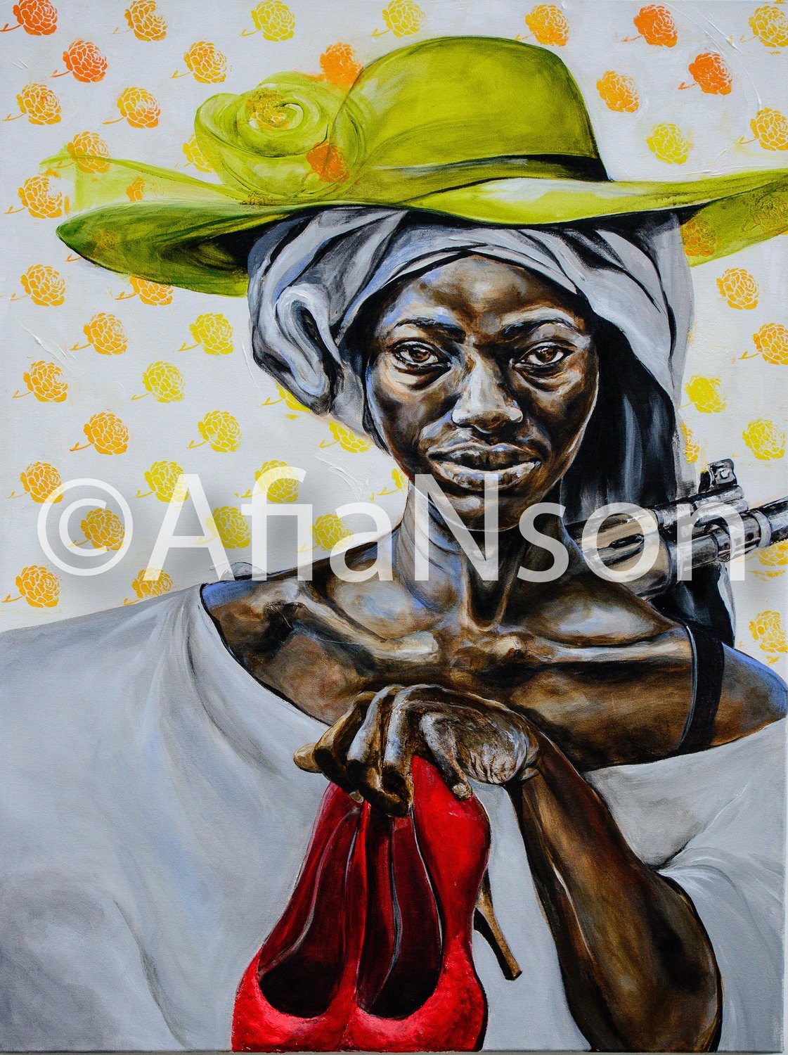 Hats, Heels, and AK47s - Print
