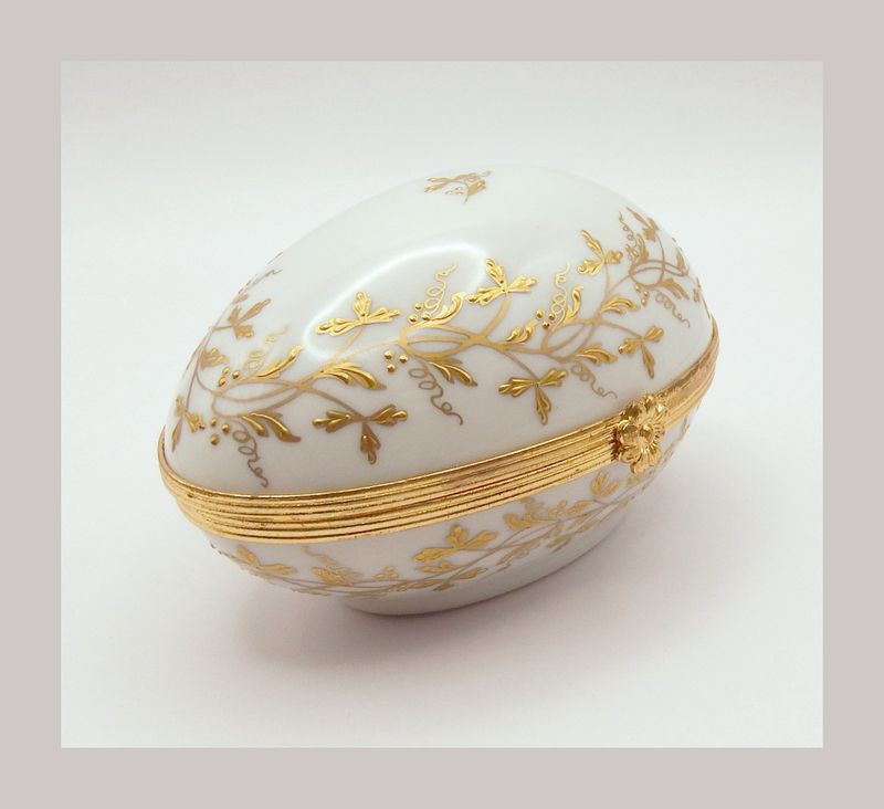 Le Tallec Egg Trinket Box Le Tallec Egg Trinket Box