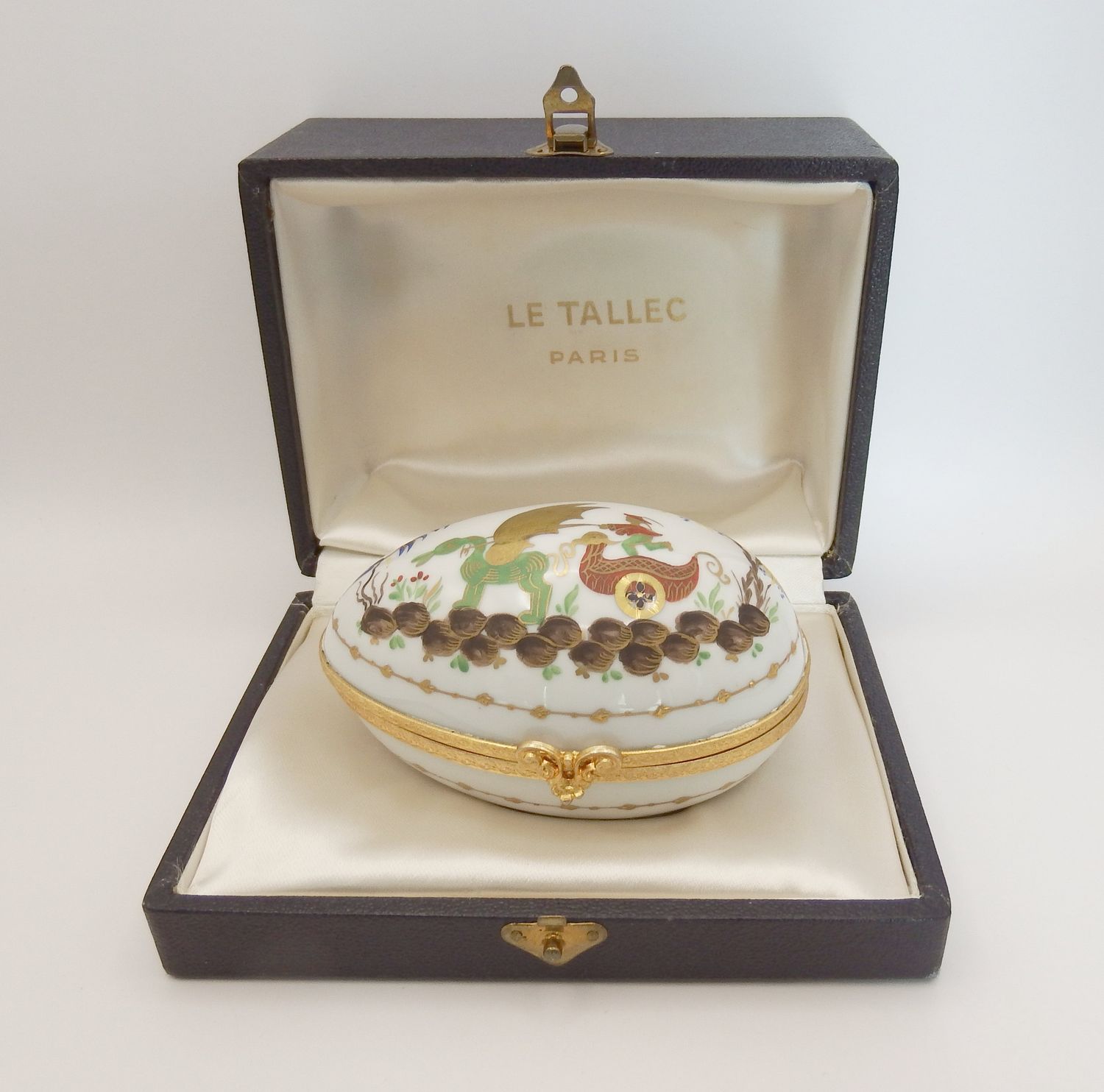 Le Tallec Cirque Chinois Egg Trinket Box Le Tallec Cirque Chinois Egg Trinket Box