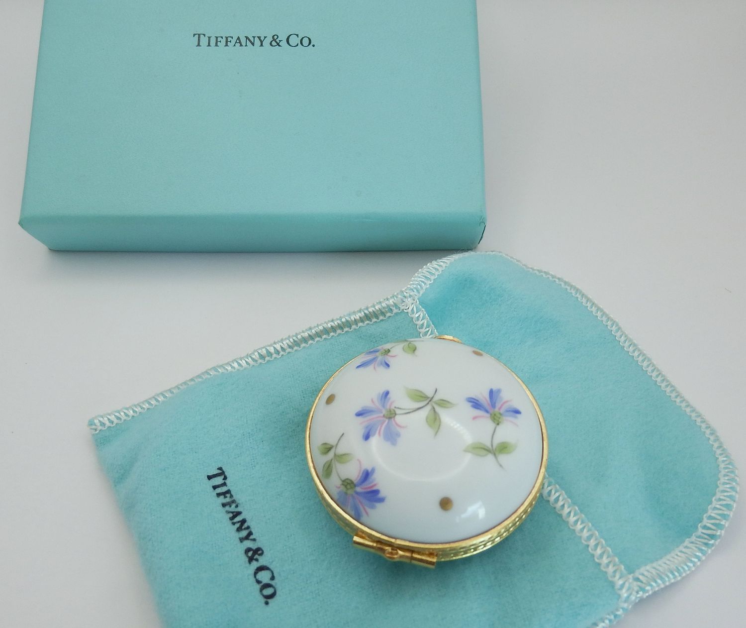Le Tallec Tiffany Violets Trinket Le Tallec Tiffany Violets Trinket