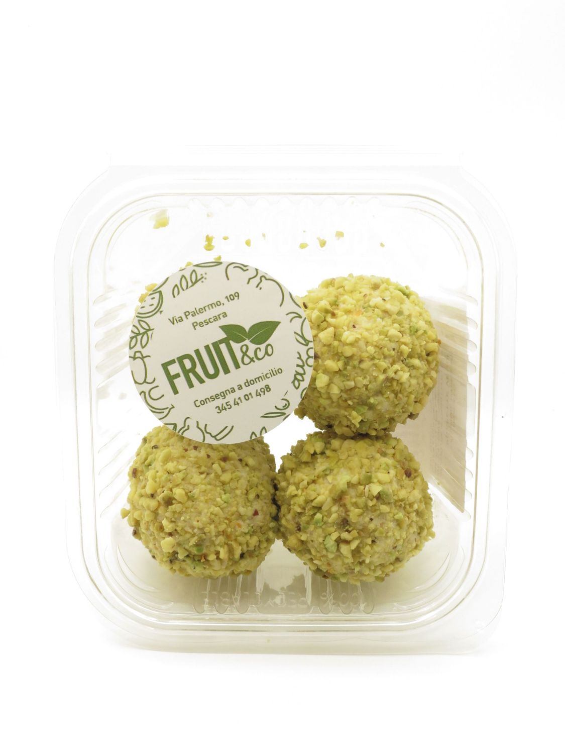 POLPETTE DI RICOTTA E PISTACCHIO