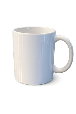 mug blanc