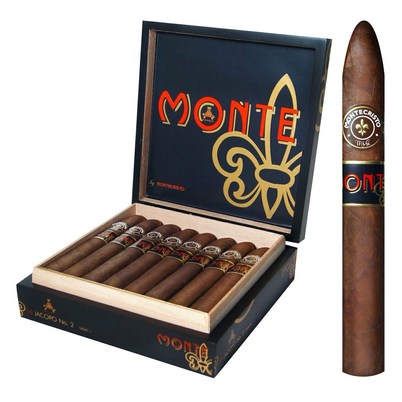 MONTE BY MONTECRISTO JACOPO NO. 2, Attribute: 6X54, Size: 16CT
