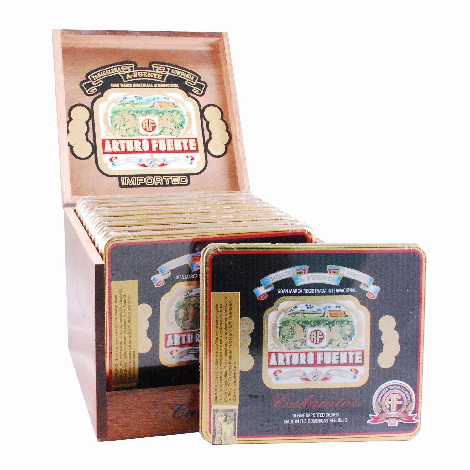 FUENTE CUBANITOS, Attribute: TIN+, Size: 10CT