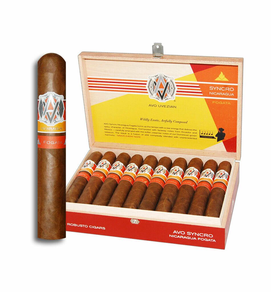 AVO SYNCRO NICARAGUA FOGATA ROBUSTO, Attribute: ROBU, Size: 20CT