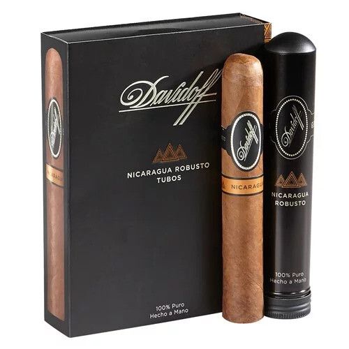DAVIDOFF NICARAGUA ROBUSTO TUBO PACK, Attribute: PACK, Size: 4 PK